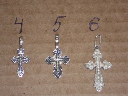Крест Серебро
