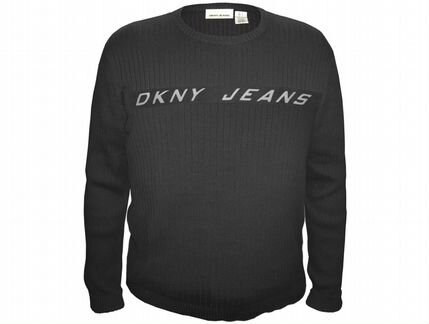 Свитер из хлопка с круглым воротом by Donna Karan