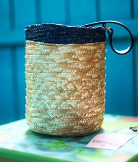 Сумка из соломки