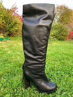 Сапоги кожаные