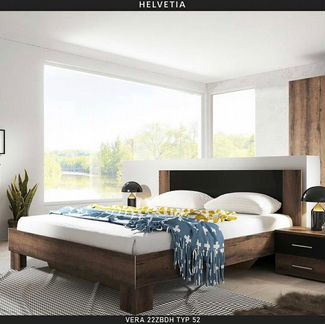 Спальный гарнитур vera Дуб monastery/черный