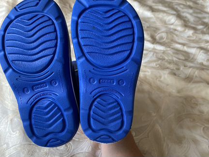 Резиновые сапоги crocs р с8/9 для двойни и отдельн
