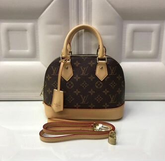 Новая женская сумка кожа Louis Vuitton Alma мини