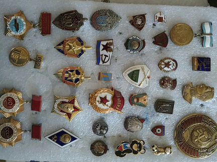 Значки тяжелые СССР