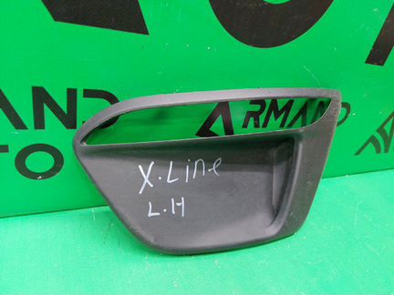 Накладка птф левая Kia Rio 4 X-line 2017