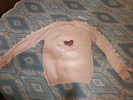 Джемпер для девочки Colabear нежно-розовый