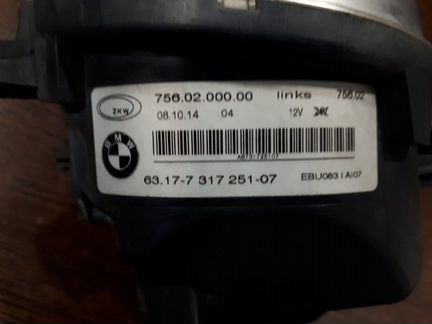Фара противотуманная передняя левая Bmw X5 F15 3.0
