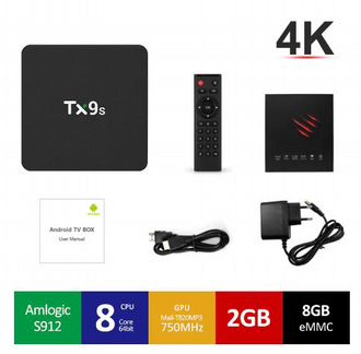 Tanix TX9S 2/8 S912 1Gbit ATV9