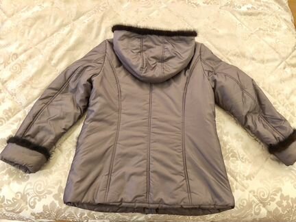 Пальто утеплёное зимнее на синтепоне женская
