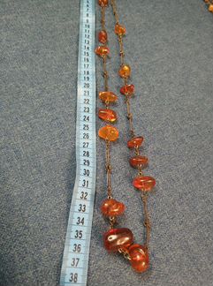 Бусы янтарные