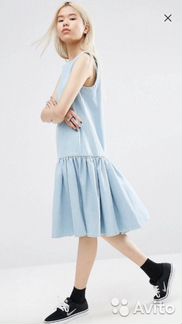 Джинсовое платье, сарафан ASOS White новый