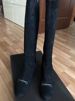 Сапоги замшевые Fabiani