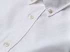 Белая рубашка с длинным рукавом H&M