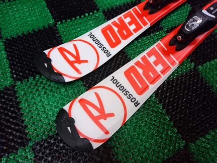 Горные лыжи 100 детские с креплениями Rossignol