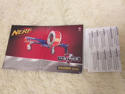 Бластер nerf практически новый