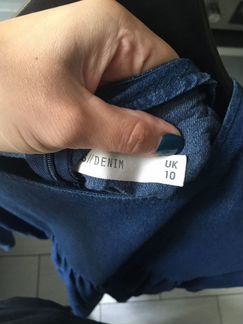 Платье ASOS denim 10 uk