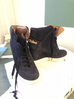 Сникерсы Chloe, 41 размер, темно-синие