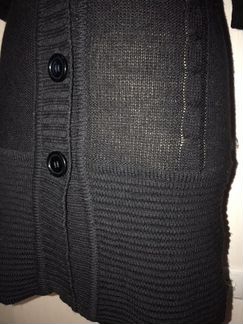 Платье-кардиган новый шерсть