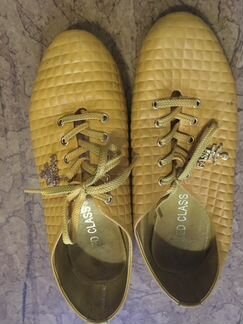 Туфли горчичные