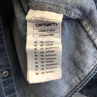 Рубашка джинсовая Carhartt