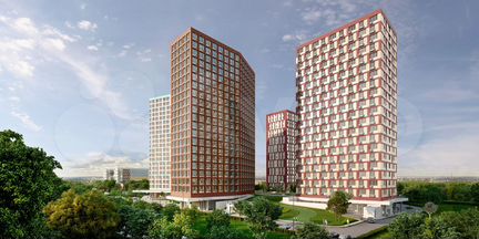 1-к апартаменты, 43.2 м², 11/21 эт.