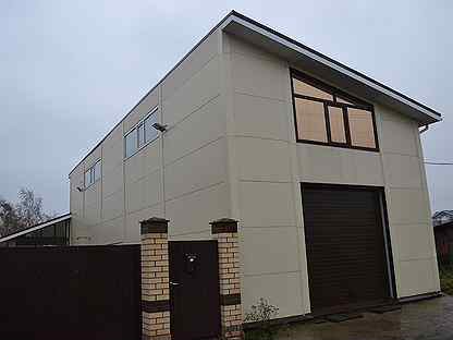 Двухэтажный гараж из сэндвич панелей проекты