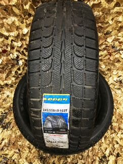 2-шины 245 55 R19 Sonny WOT18 103T Новые липучка