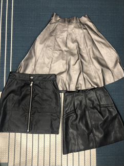 Юбки эко кожа