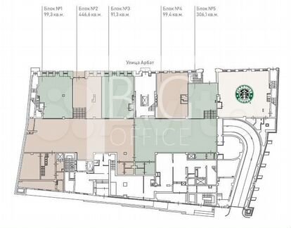 Сдам офисное помещение, 99 м²