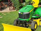Садовый трактор газонокосилка John Deere X754