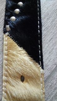 Ремень женский мех пони