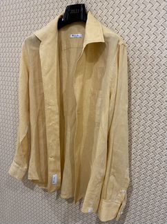 Loro Piana новая льняная рубашка оригинал 54-56