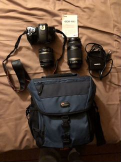 Зеркальный фотоаппарат Canon EOS 450D с доп объект