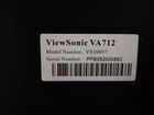 Монитор ViewSonic VA712
