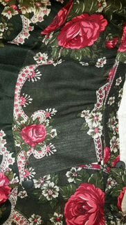 Винтаж.Новая юбка в складку шерсть.Франция