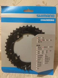 Комплект звезд Shimano SLX 38-24