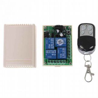 Радио модуль управления 4 канальным реле на 433мгц