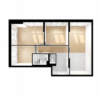 3-к квартира, 88.1 м², 29/32 эт.