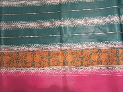 Коллекционный советский ситец олимпиада 80