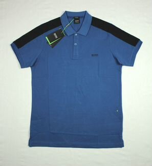 Hugo Boss поло рубашка синяя мужская Все размеры