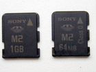 Карты памяти Sony M2 и адаптер