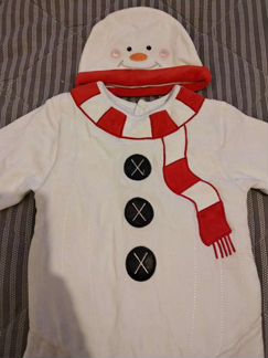 Костюм снеговика mothercare