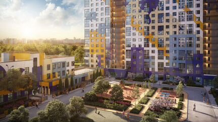 1-к квартира, 41.8 м², 2/25 эт.