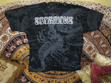 Футболка scorpions с первого концерта в Москве в 1