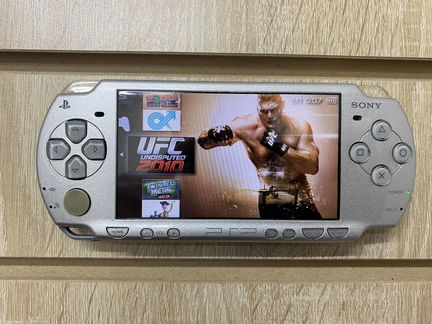 Sony PSP слим серая, 190 игр, доставка, гарантия