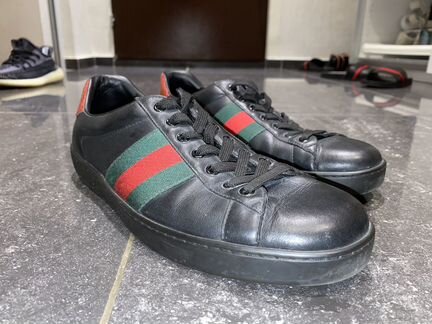 Кожаные кеды Gucci Ace (оригинал)