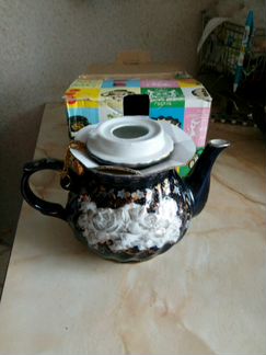 Заварочный чайник кобальт