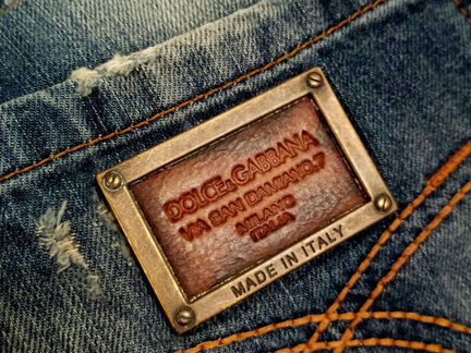 D&G брендовые джинсы
