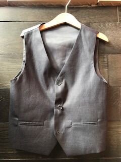 Костюм-тройка (пиджак-жилет-брюки) для 7-9 лет