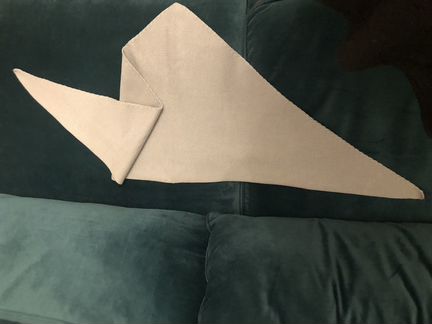 Перчатки длинные с косынкой